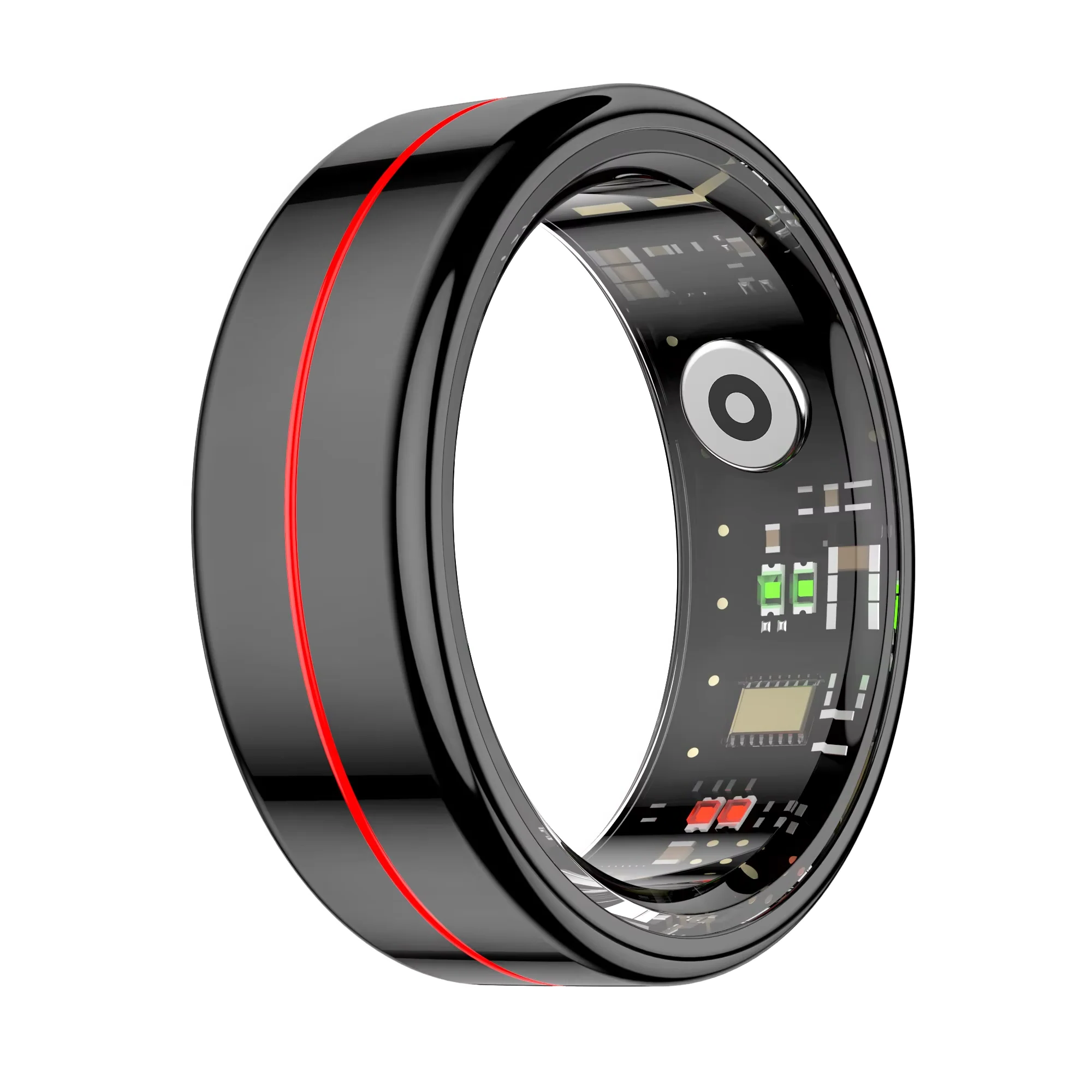 R04 Smart Rings Men Women with Charging Case Health and Sleep Monitor Smart Ring 5ATM Waterproof Multi-Sport Mode Camera Control